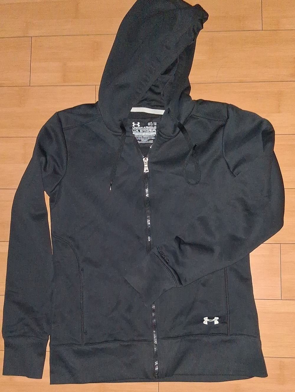 Under Armour Black Hooded Zip Sweatshirt
